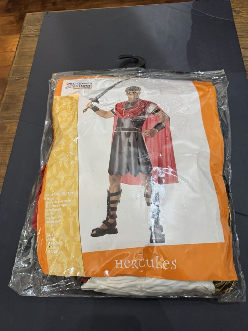 California Costumes Men's Hercules Spartan Roman Warrior Gladiator Adult L